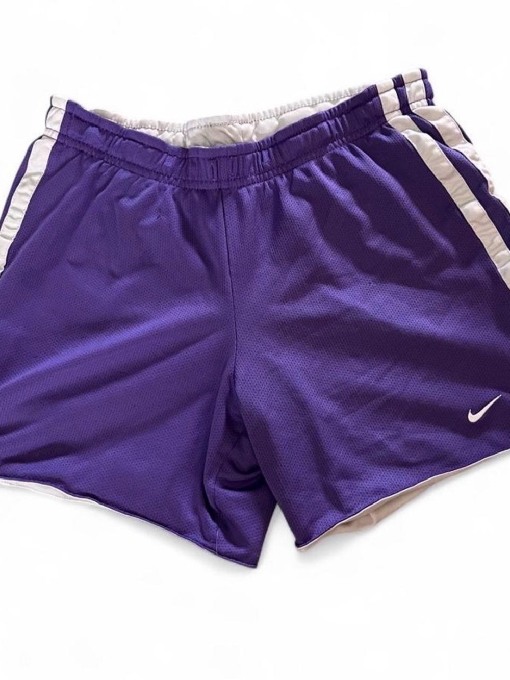 Nike vintage 90’s women’s Purple Athletic Shorts with White Trim